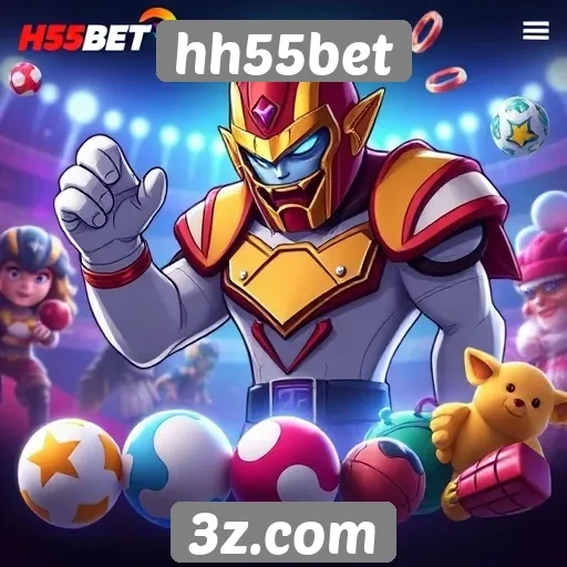 Comparativo de jogos disponíveis na hh55bet
